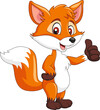 fox with a smile,redfox,cartoon,forest,animal,fairy tale