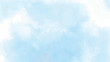 © Creative - Light sky blue watercolor background. abstract watercolor background, vector illustration