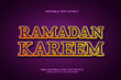 © ZEN ZEN DESAIN - ramadan kareem text effect with luxury style