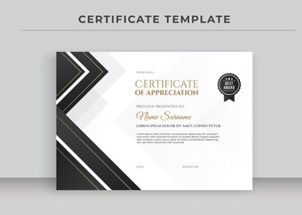 Certificate of Appreciation template, Certificate of achievement, awards diploma