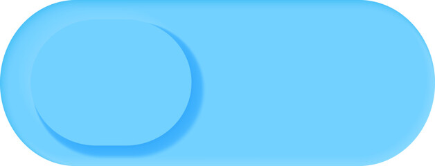 Wall Mural - neumorphism style element. modern website or mobile app design. neumorphic ui ux blue design.