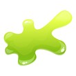 Green slime icon cartoon vector. Drip splash. Liquid mucus