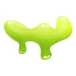 Slime liquid icon cartoon vector. Green sticky. Blob mucus