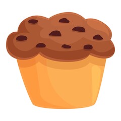 Poster - Cocoa cupcake icon cartoon vector. Candy bar. Food bar