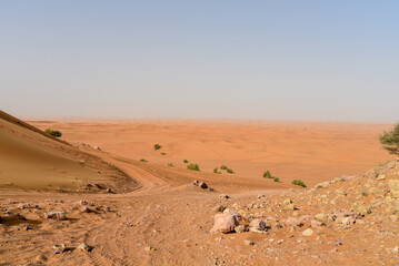 Sticker - Pink Rock, Sharjah desert area, one of the most visited places f