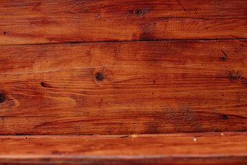 Brown wood background. Grunge brown wooden texture photo. 