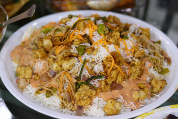 Sticker - Close up of a rice dish with cauliflower