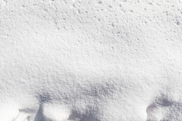 Poster - Closeup of a snow background