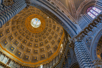 Poster - Photo of the interior the Cathedral of Siena, Tuscany, Italy