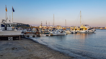 Sticker - Beautiful view of a Port of Sochi