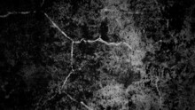 Closeup Of A Dark Grunge Background With White Scratches With Copyspace