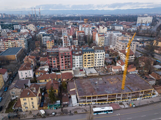 Wall Mural - Beautiful shot of Sofia,Bulgaria during the day