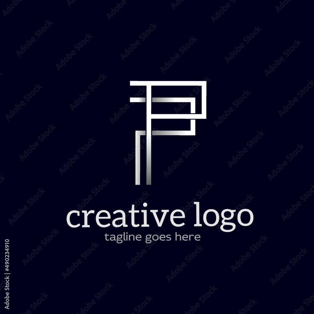 Logo monogram letters PP Stock Vector | Adobe Stock