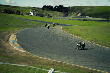 Poster - Professional motorcycling in Sonoma raceway