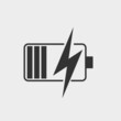 © ARKSTUDIOS🎙  - Battery fast charging vector icon illustration sign