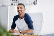 © Tabitha R/peopleimages.com - I cant wait to show you my ideas. Cropped shot of a handsome businessman in his office.