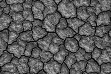 Dry Cracked Earth Background, Clay Desert Texture 