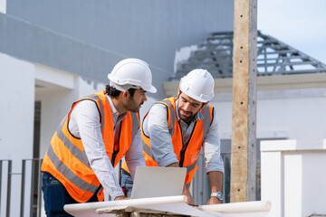 Aufkleber - construction workers at work