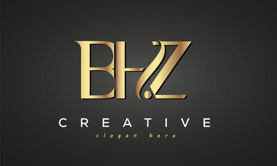 Wall Mural - BHZ creative luxury logo design