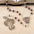 Rosary with bible