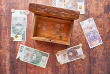 Budżet ,polskie Banknoty I Monety 