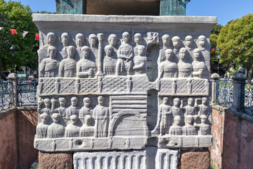 Wall Mural - Obelisk of Theodosius in city of Istanbul, Turkey