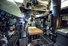 Inside A Submarine In Milan, Italy.