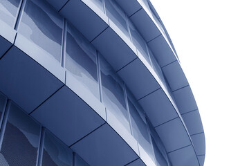 Wall Mural - Abstract view of a modern curved building