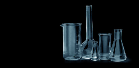Wall Mural - different laboratory glassware