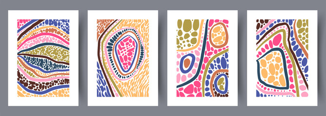 Wall Mural - printable wall art vector poster set vector. vector illustrationprintable wall art vector poster set