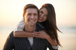 © T Hover/peopleimages.com - Theres nothing like young love. A young couple enjoying a romantic moment together at the beach.