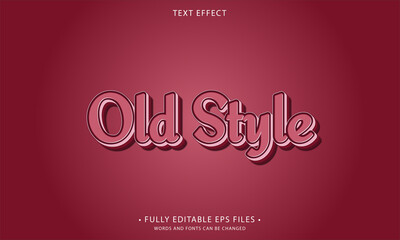 Poster - Old Style style editable text effect