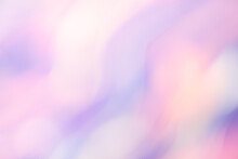 Blurred Light Purple And Pink Background. Defocused Art Abstract Lilac Gradient Backdrop With Blur And Bokeh.