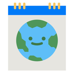 Sticker - ecology flat icon