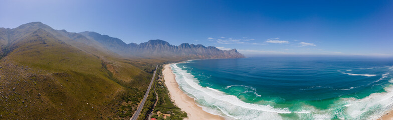 Wall Mural - Kogelbay beach Western Cape South Africa, Kogelbay Rugged Coast Line with spectacular mountains. Garden route