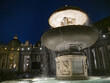 illuminated san pietro saint peter vatican rome place fountain