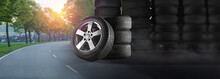 Car Tires - Summer Tires - Green - Warehouse Sale