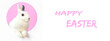 Happy Easter. Typography, Lettering, Handwritten, vector for greeting