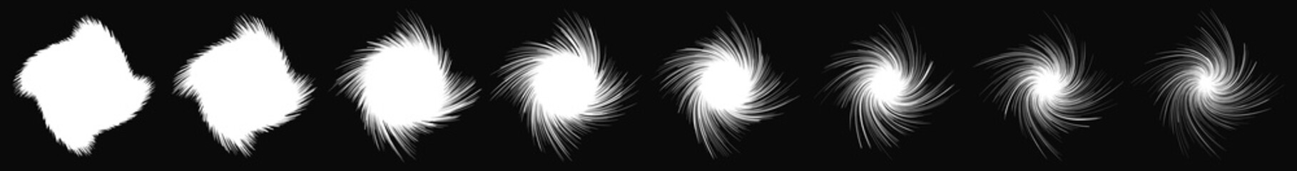 Aufkleber - Radial, radiating, burst vector shape