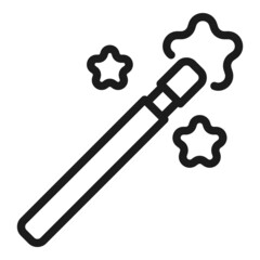Poster - Magic band icon outline vector. Editor pen. Edit tool