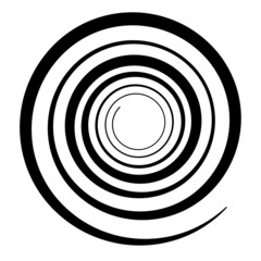Leinwandbilder - Spirals, swirl, twirl design element vector