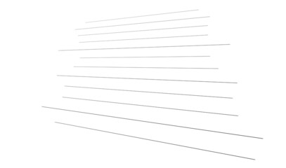 Aufkleber - 3D lines in perspective, Angled, slanting, oblique and diagonal lines, stripes vector design element