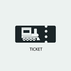 Sticker - Ticket vector icon illustration sign