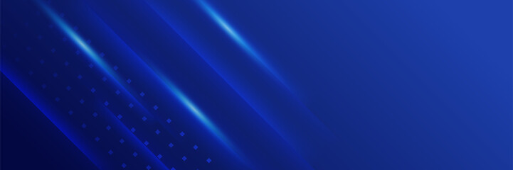 Modern abstract dark blue banner background. Vector illustration template with pattern. Design for technology, business, corporate, institution, party, festive, seminar, and talks.