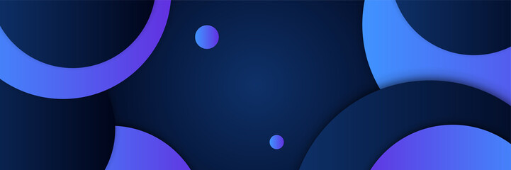 Modern abstract dark blue banner background. Vector illustration template with pattern. Design for technology, business, corporate, institution, party, festive, seminar, and talks.