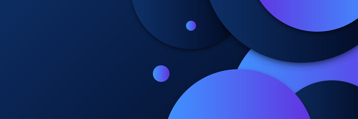 Modern abstract dark blue banner background. Vector illustration template with pattern. Design for technology, business, corporate, institution, party, festive, seminar, and talks.