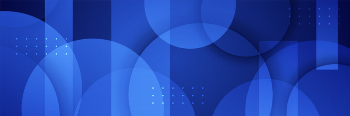 Modern abstract dark blue banner background. Vector illustration template with pattern. Design for technology, business, corporate, institution, party, festive, seminar, and talks.