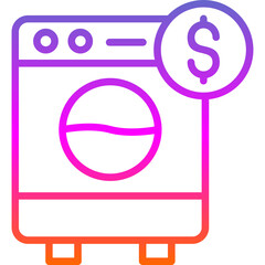 Sticker - Money Laundering Icon