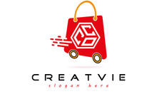 CCO Three Letter Monogram Type ECommerce Creative Initials Letter Logo Design Vector Template.