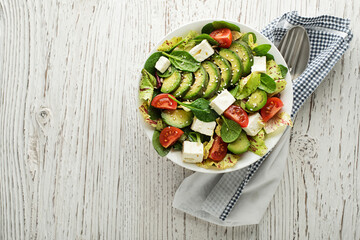 Wall Mural - Avocado salad